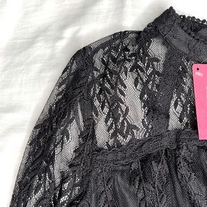 Lace long sleeve top